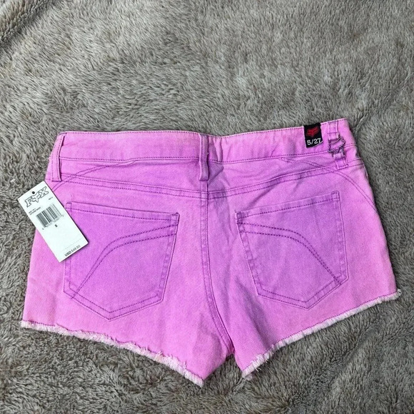 Fox Women's Outshine Cutoff Shorts Stretch Neon Lilac MSRP $49.50 Ne - Picture 11 of 16